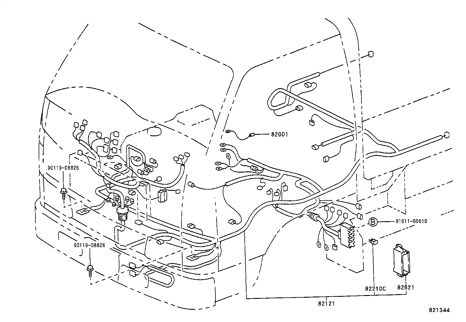  DYNA 200 TOYOACE G25 |  WIRING CLAMP