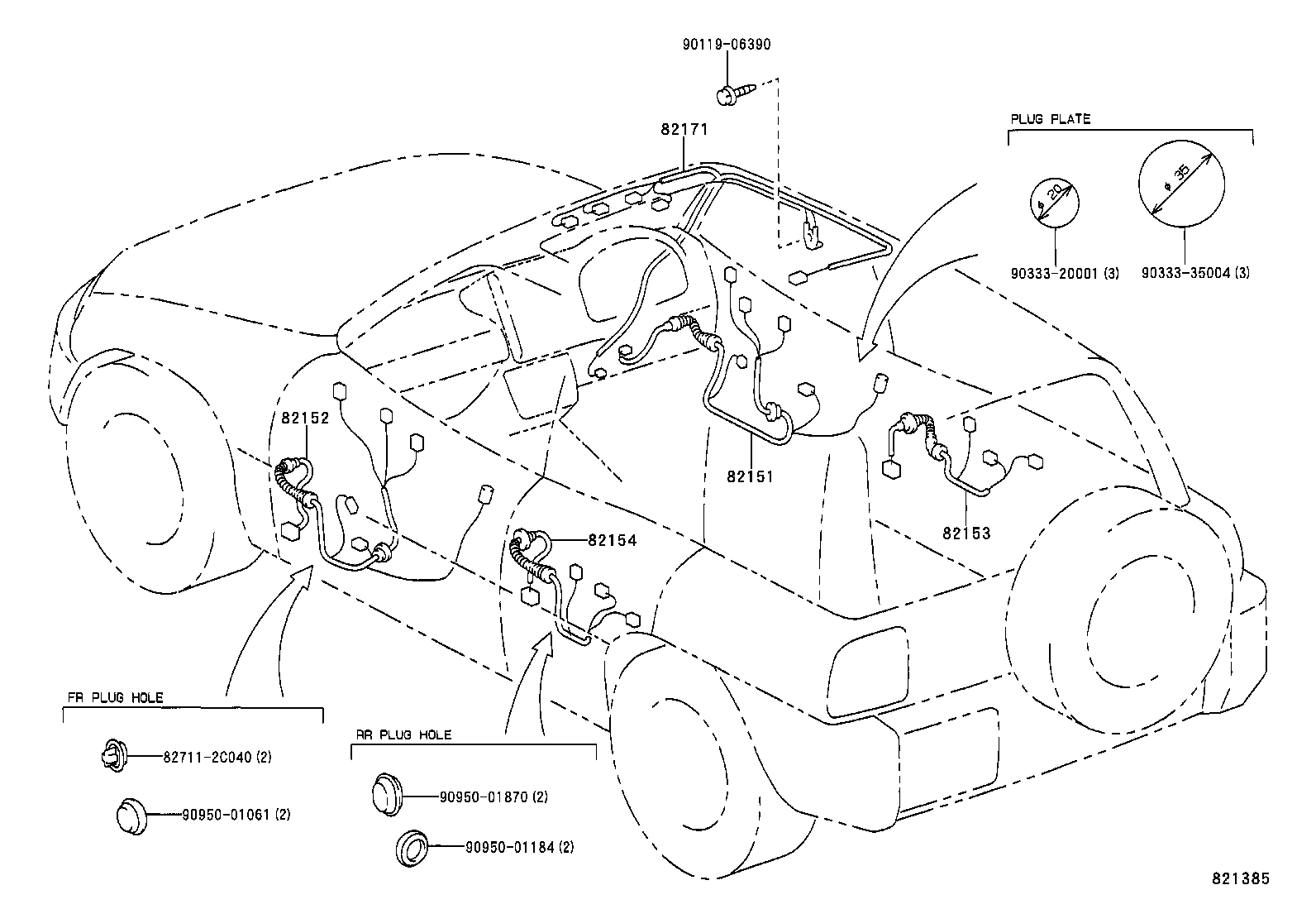  RAV4 |  WIRING CLAMP