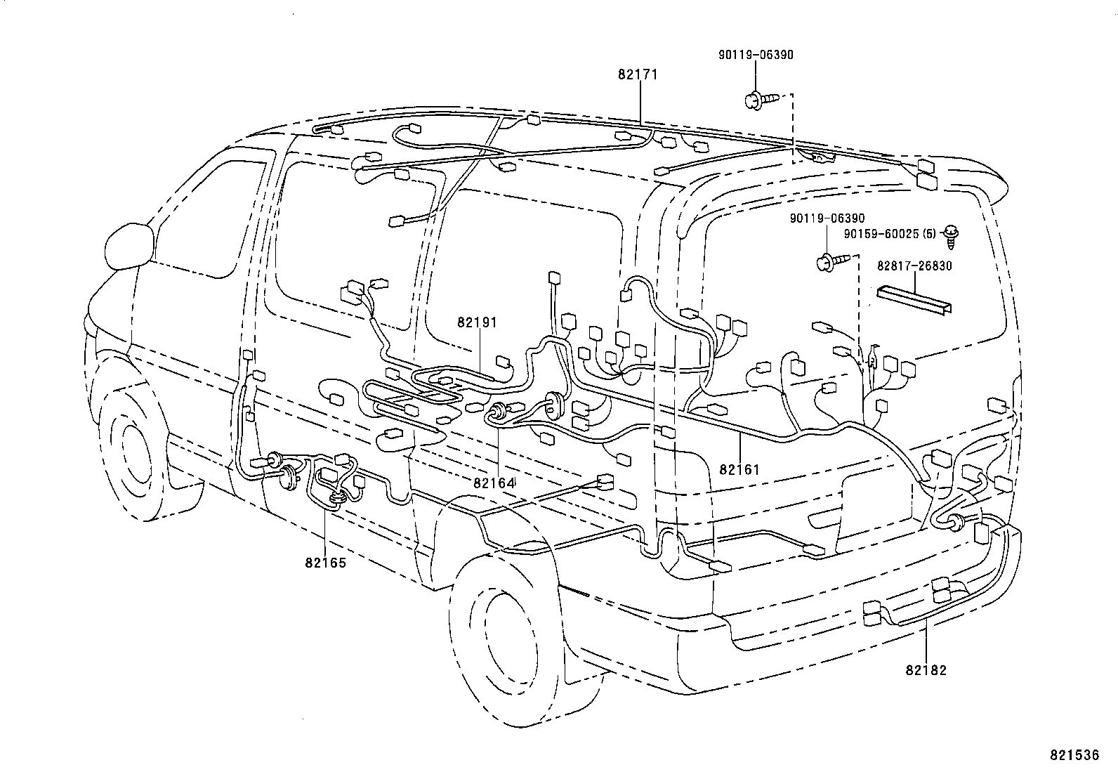  GRANVIA GRAND HIACE |  WIRING CLAMP