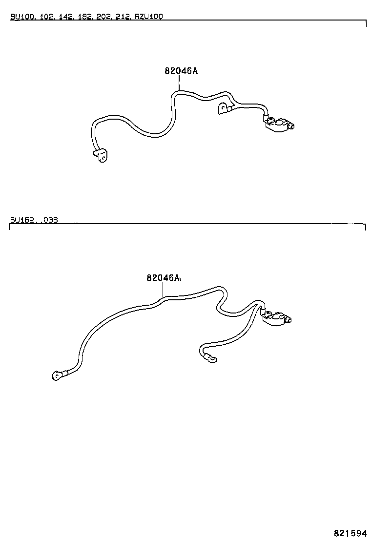  DYNA 200 TOYOACE G25 |  BATTERY BATTERY CABLE