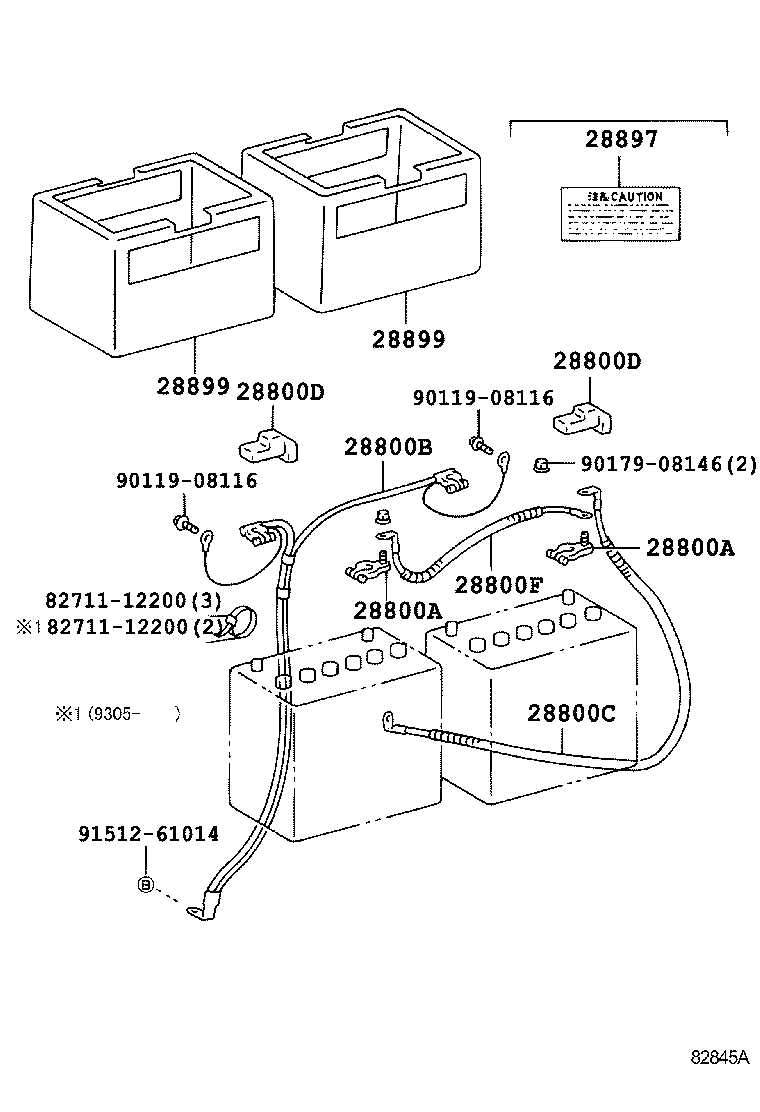  LAND CRUISER S T H T |  BATTERY BATTERY CABLE