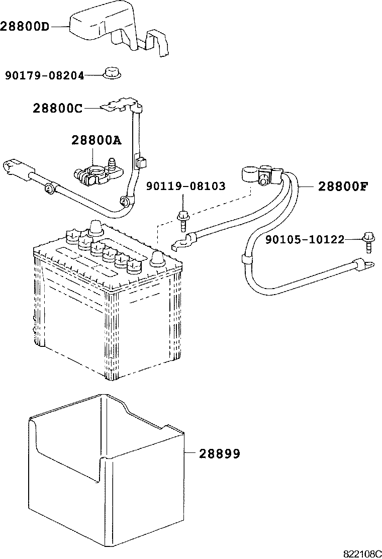  ESTIMA T L |  BATTERY BATTERY CABLE