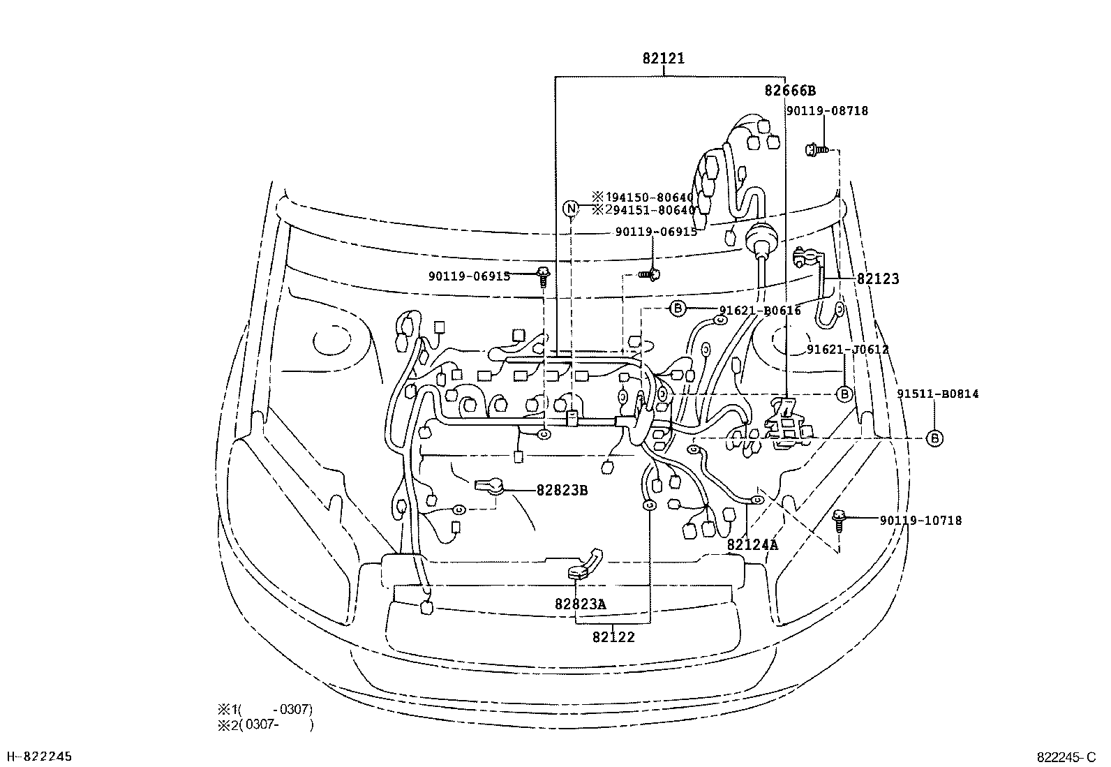  RAV4 J L |  WIRING CLAMP