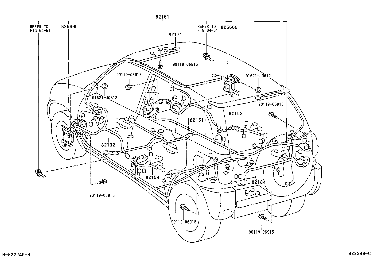  RAV4 J L |  WIRING CLAMP