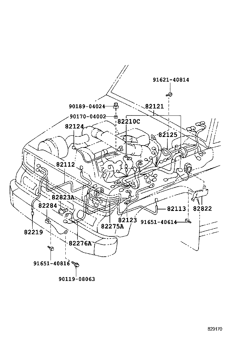  LAND CRUISER S T H T |  WIRING CLAMP