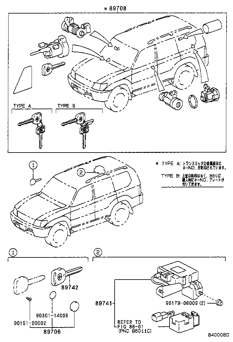  LAND CRUISER PRADO |  WIRELESS DOOR LOCK
