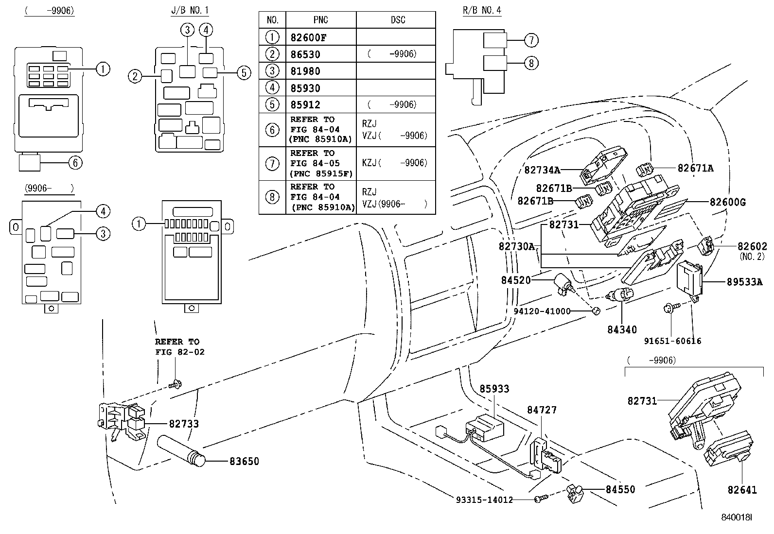  LAND CRUISER PRADO |  SWITCH RELAY COMPUTER