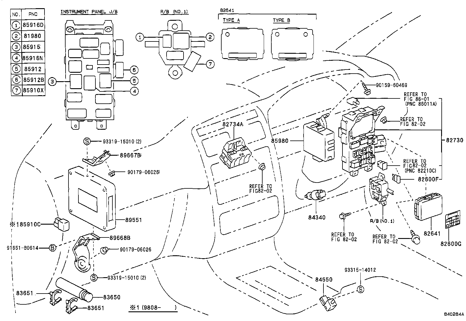  CARINA FF |  SWITCH RELAY COMPUTER