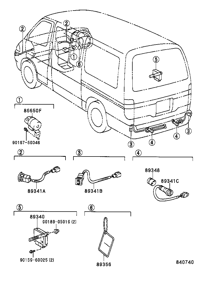  REGIUS TOURING HIACE |  CLEARANCE BACK SONAR