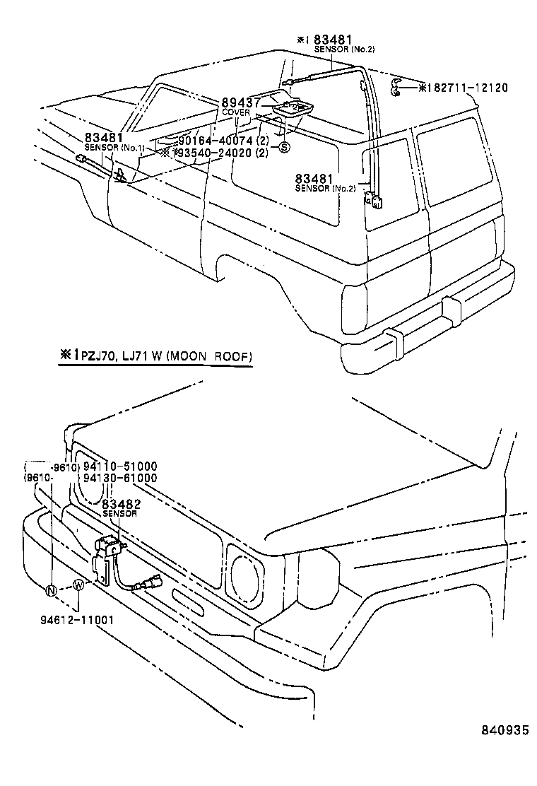  LAND CRUISER S T H T |  SWITCH RELAY COMPUTER
