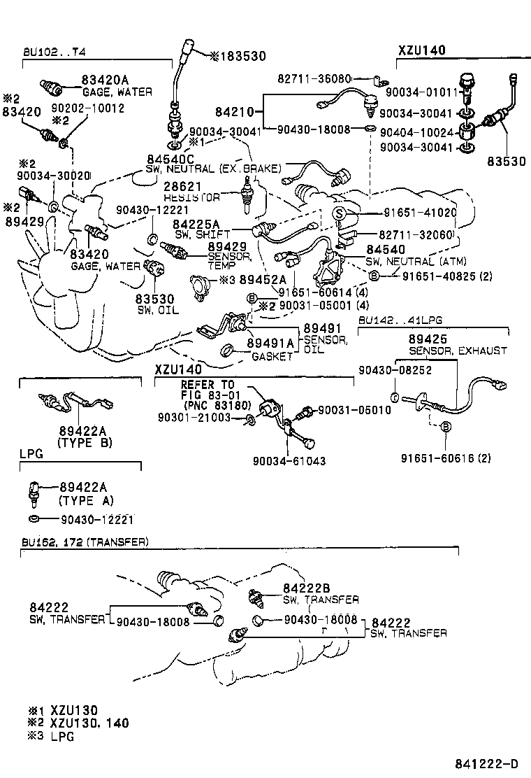  DYNA 200 TOYOACE G25 |  SWITCH RELAY COMPUTER