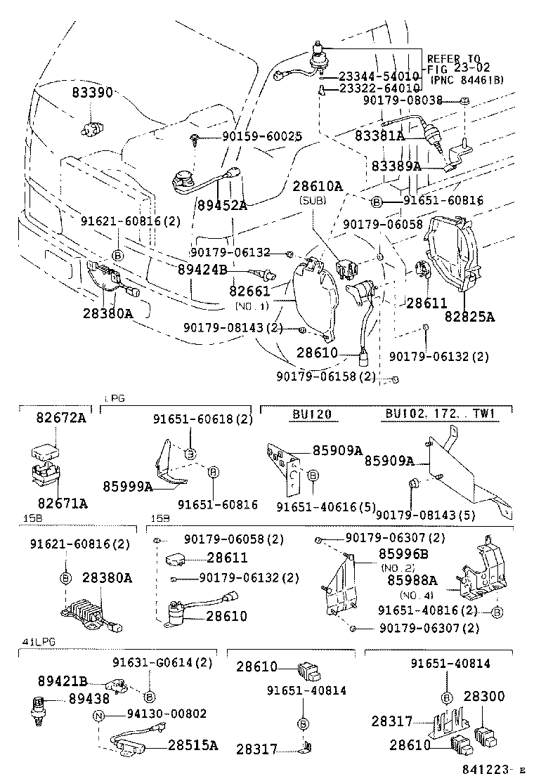  DYNA 200 TOYOACE G25 |  SWITCH RELAY COMPUTER