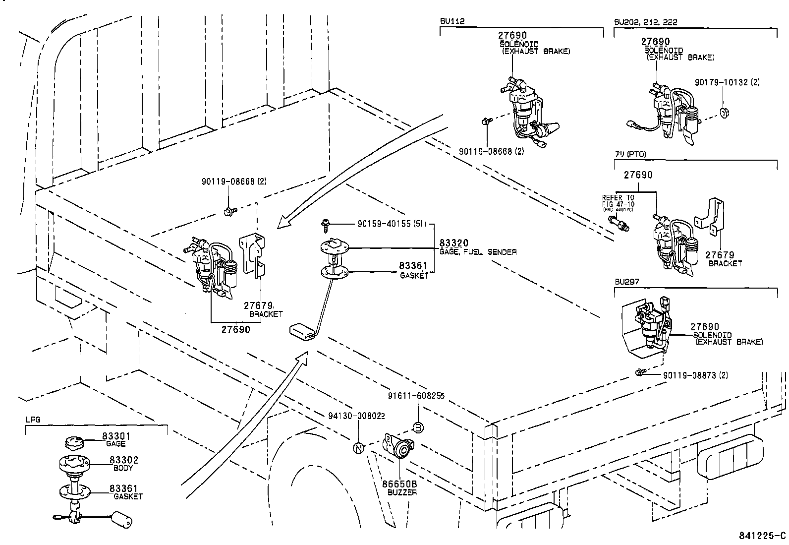  DYNA 200 TOYOACE G25 |  SWITCH RELAY COMPUTER