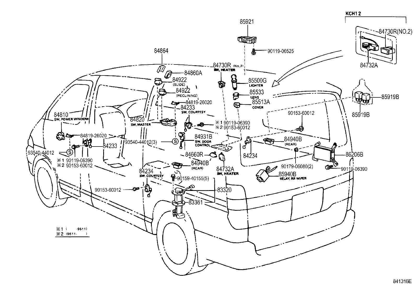  GRANVIA GRAND HIACE |  SWITCH RELAY COMPUTER