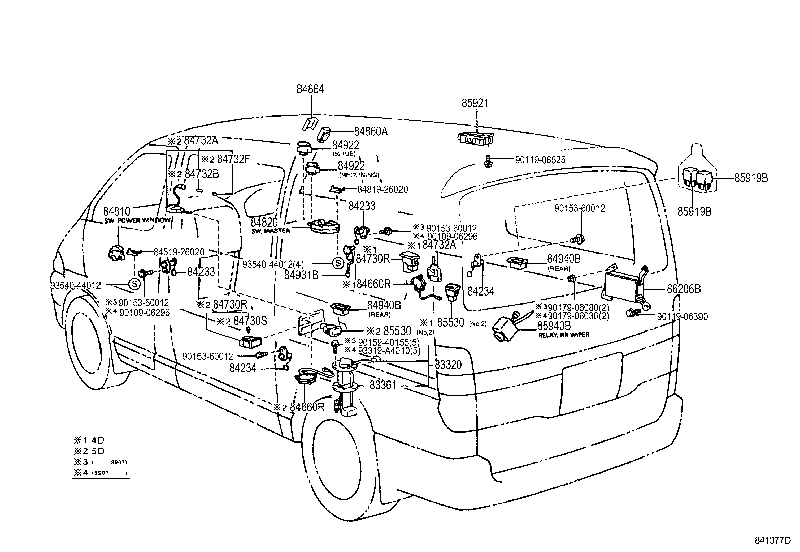  GRANVIA GRAND HIACE |  SWITCH RELAY COMPUTER
