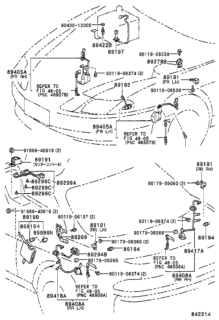  SOARER |  ACTIVE CONTROL SUSPENSION ELECTRICAL PARTS