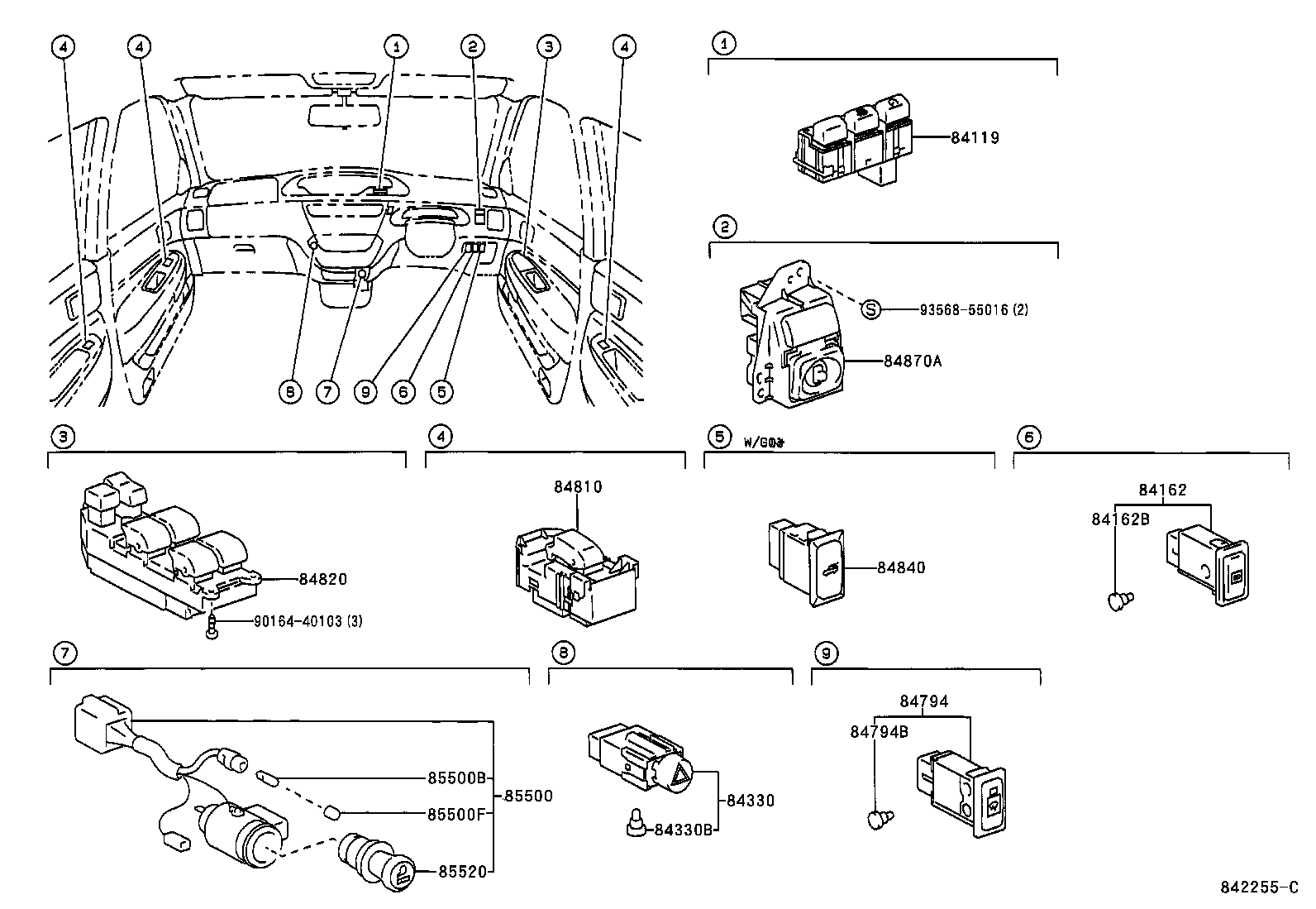  VISTA VISTA ARDEO |  SWITCH RELAY COMPUTER