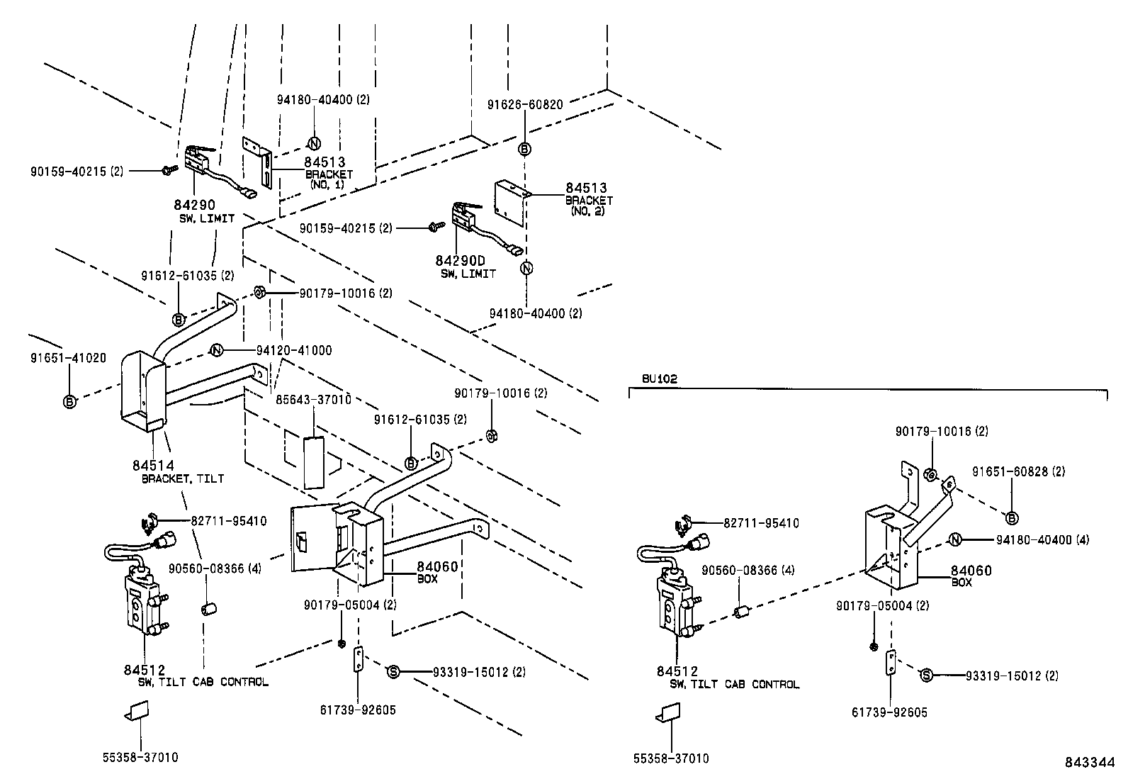  DYNA 200 TOYOACE G25 |  SWITCH RELAY COMPUTER