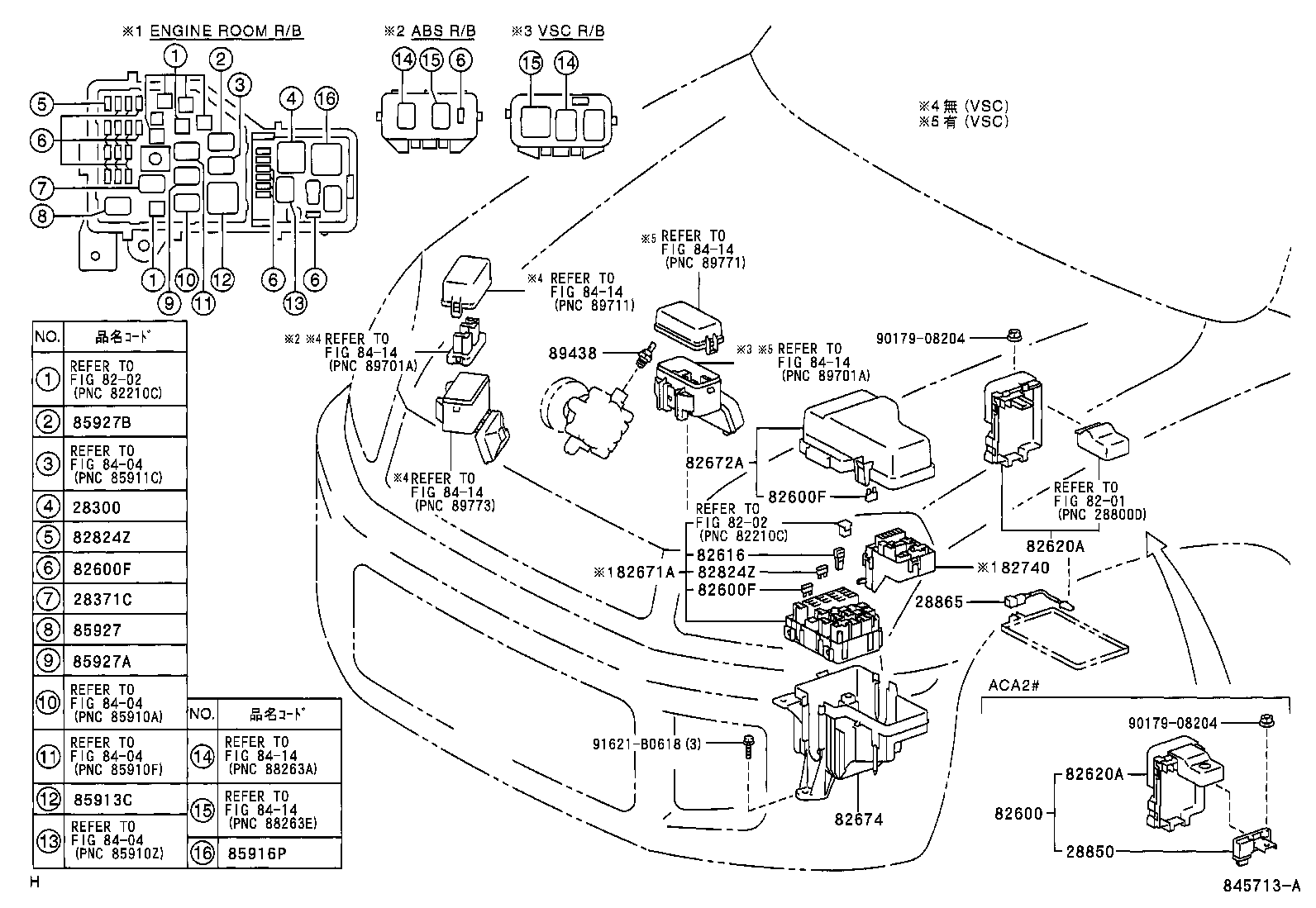  RAV4 J L |  SWITCH RELAY COMPUTER