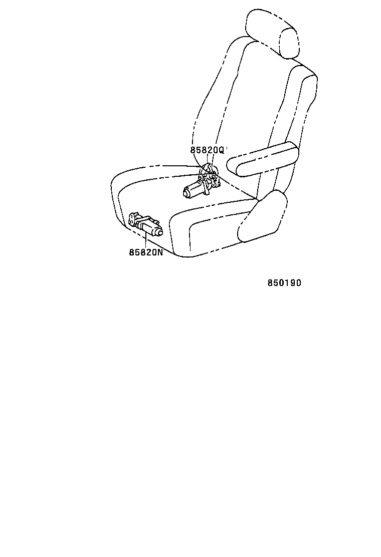  REGIUS TOURING HIACE |  SEAT MOTOR SEAT HEATER
