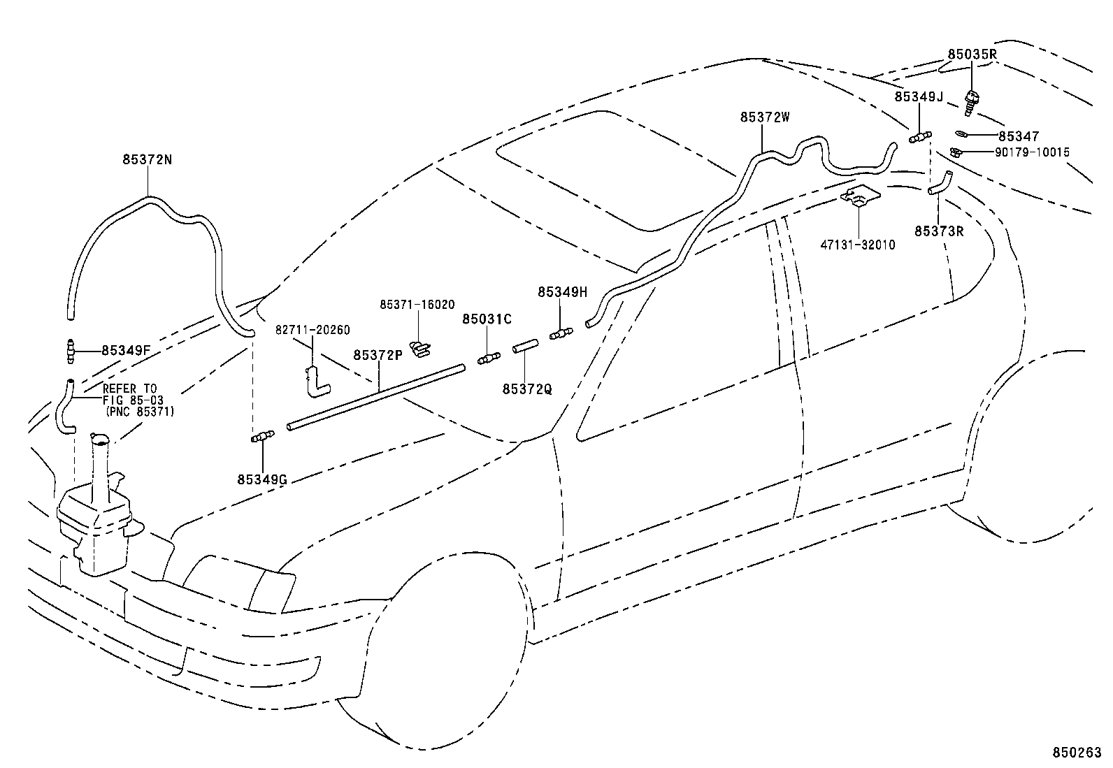  CAMRY VISTA |  REAR WASHER