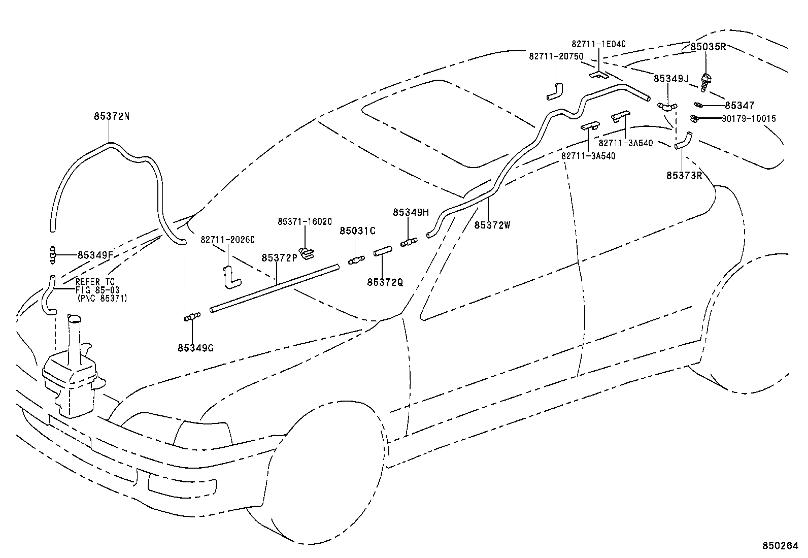  CAMRY VISTA |  REAR WASHER