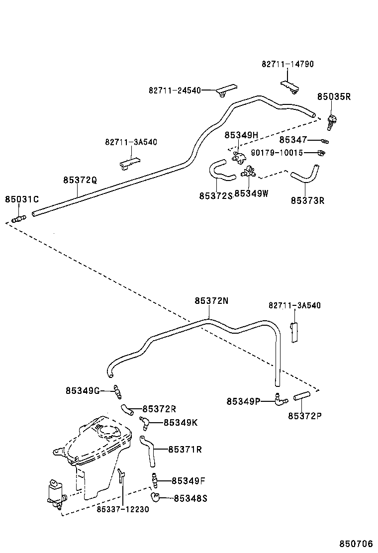  LEVIN TRUENO |  REAR WASHER