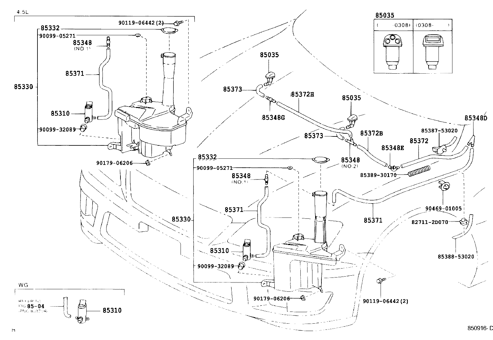  ALTEZZA ALTEZZA GITA |  WINDSHIELD WASHER