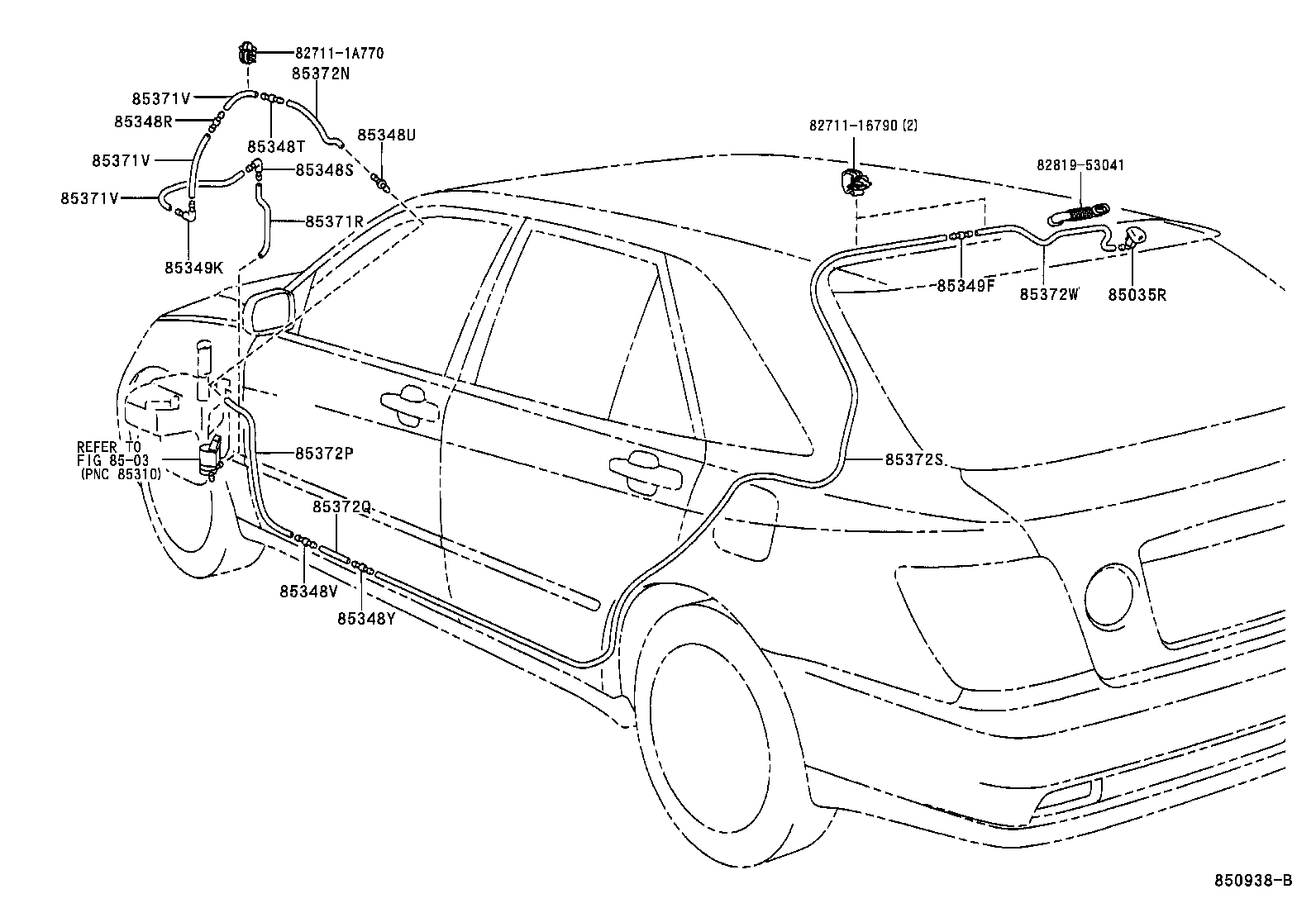  ALTEZZA ALTEZZA GITA |  REAR WASHER