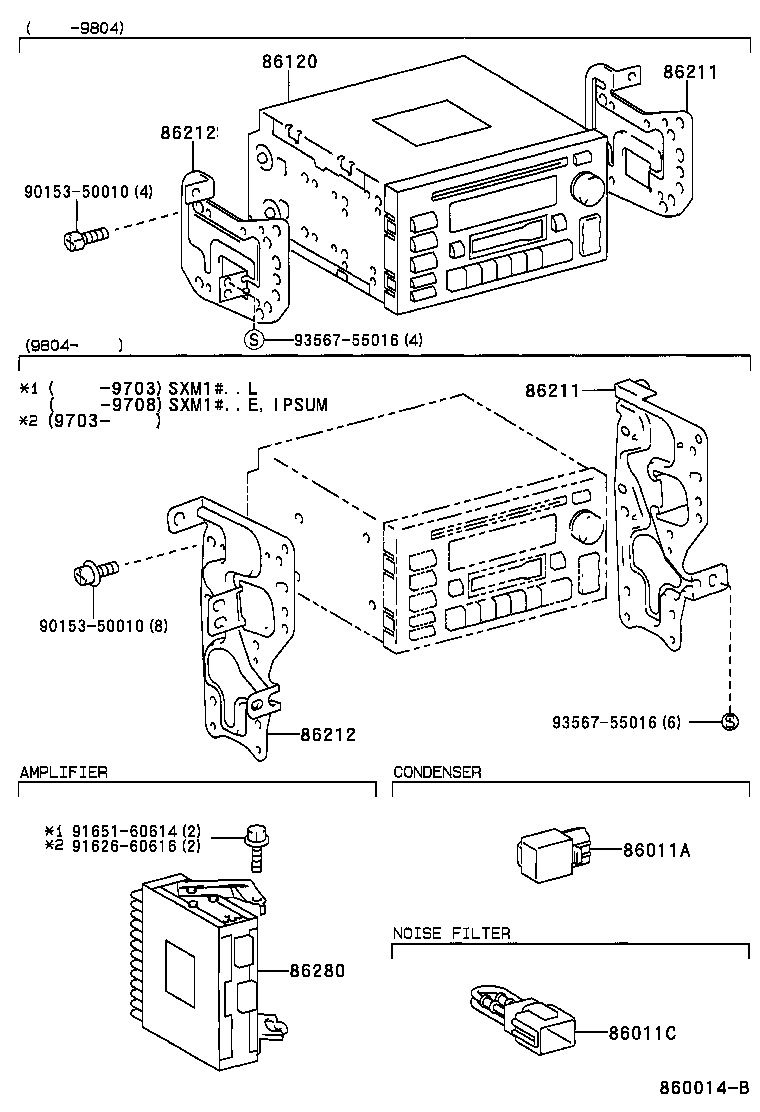  IPSUM |  RADIO RECEIVER AMPLIFIER CONDENSER