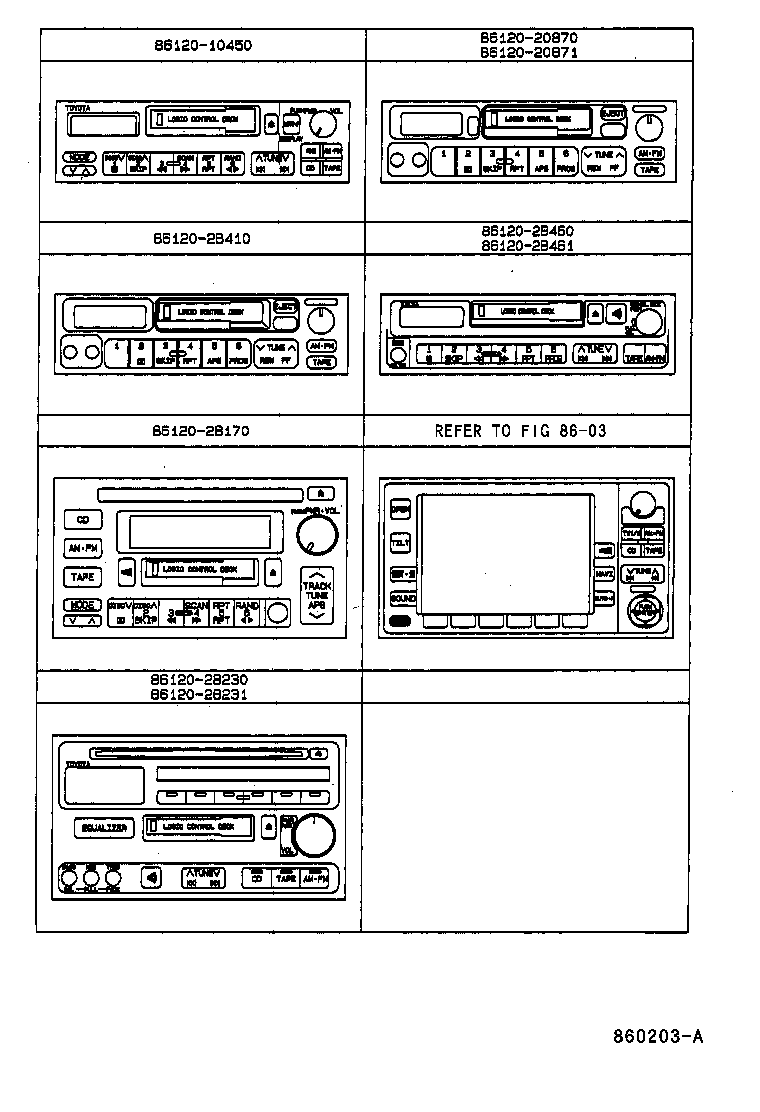  ESTIMA |  RADIO RECEIVER AMPLIFIER CONDENSER