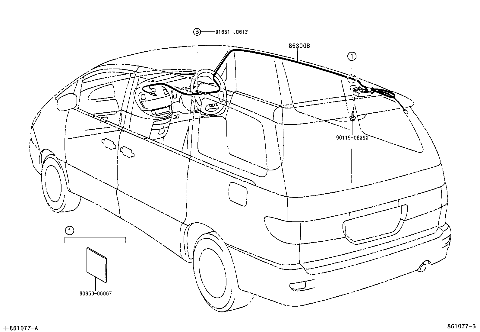  ESTIMA T L |  ANTENNA