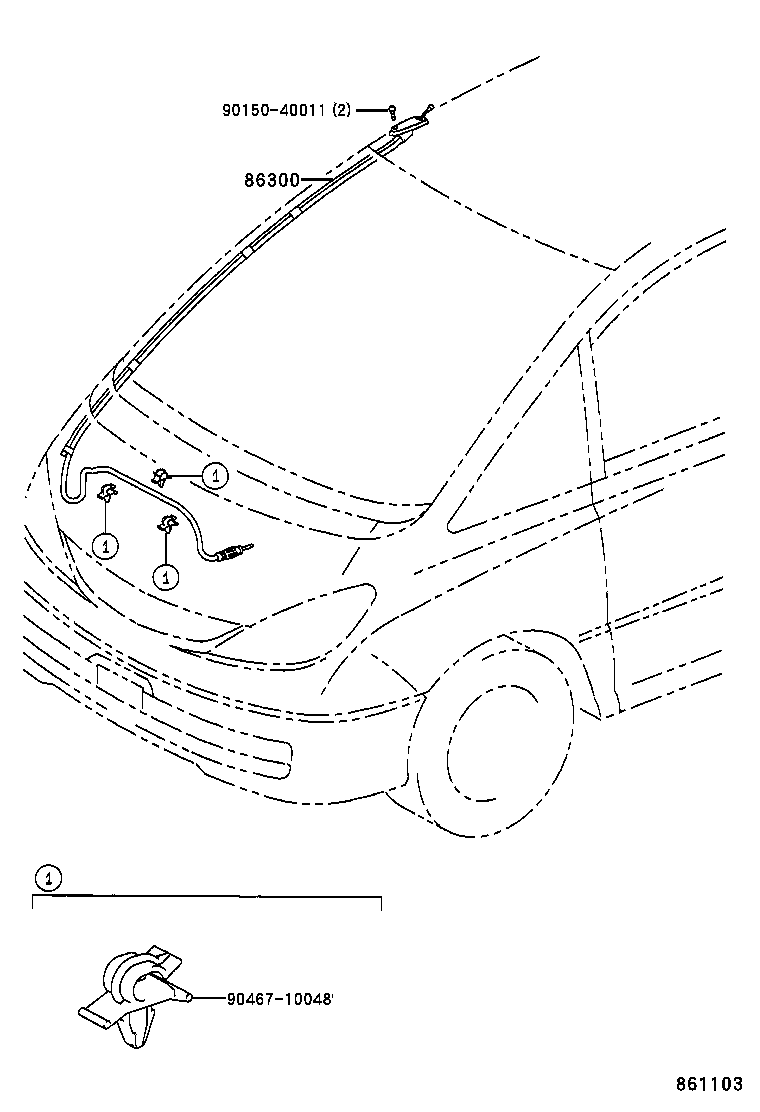  ESTIMA T L |  ANTENNA