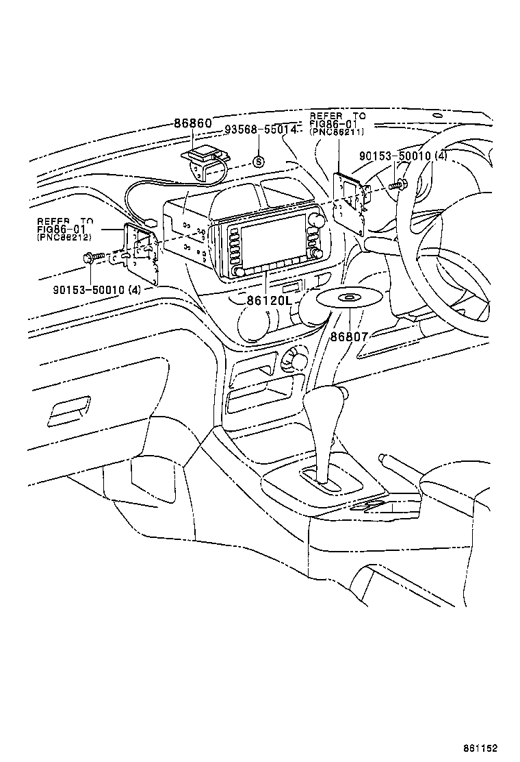  RAV4 J L |  NAVIGATION FRONT MONITOR DISPLAY