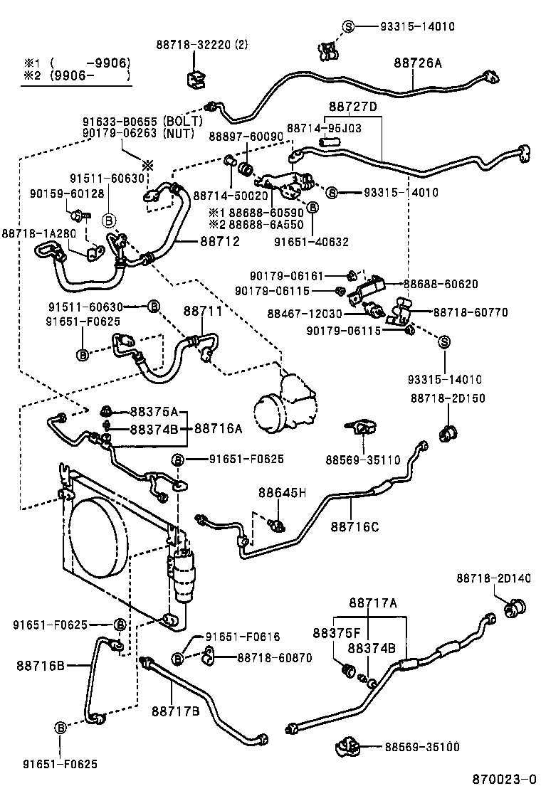  LAND CRUISER PRADO |  HEATING AIR CONDITIONING COOLER PIPING