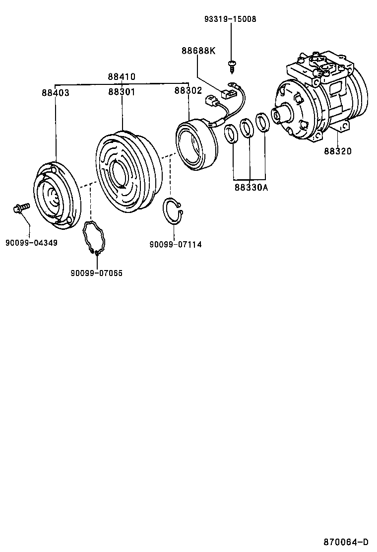  LAND CRUISER PRADO |  HEATING AIR CONDITIONING COMPRESSOR