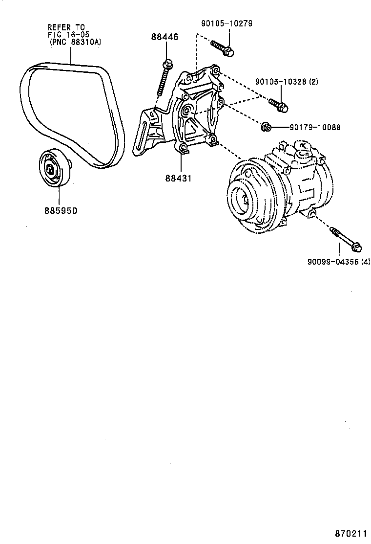  CARINA FF |  HEATING AIR CONDITIONING COMPRESSOR