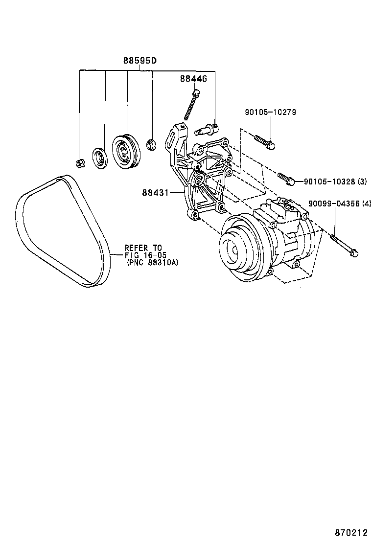  CARINA FF |  HEATING AIR CONDITIONING COMPRESSOR