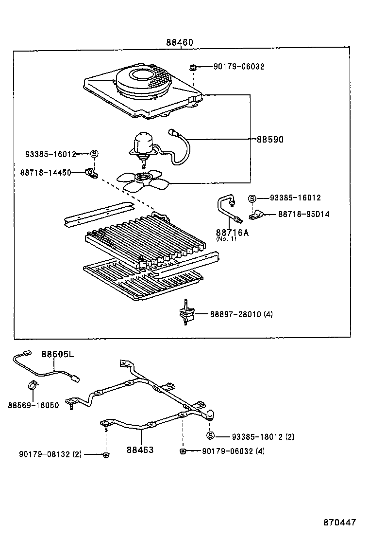  HIACE REGIUSACE |  HEATING AIR CONDITIONING COOLER PIPING