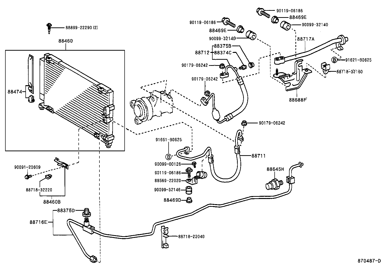  CHASER |  HEATING AIR CONDITIONING COOLER PIPING