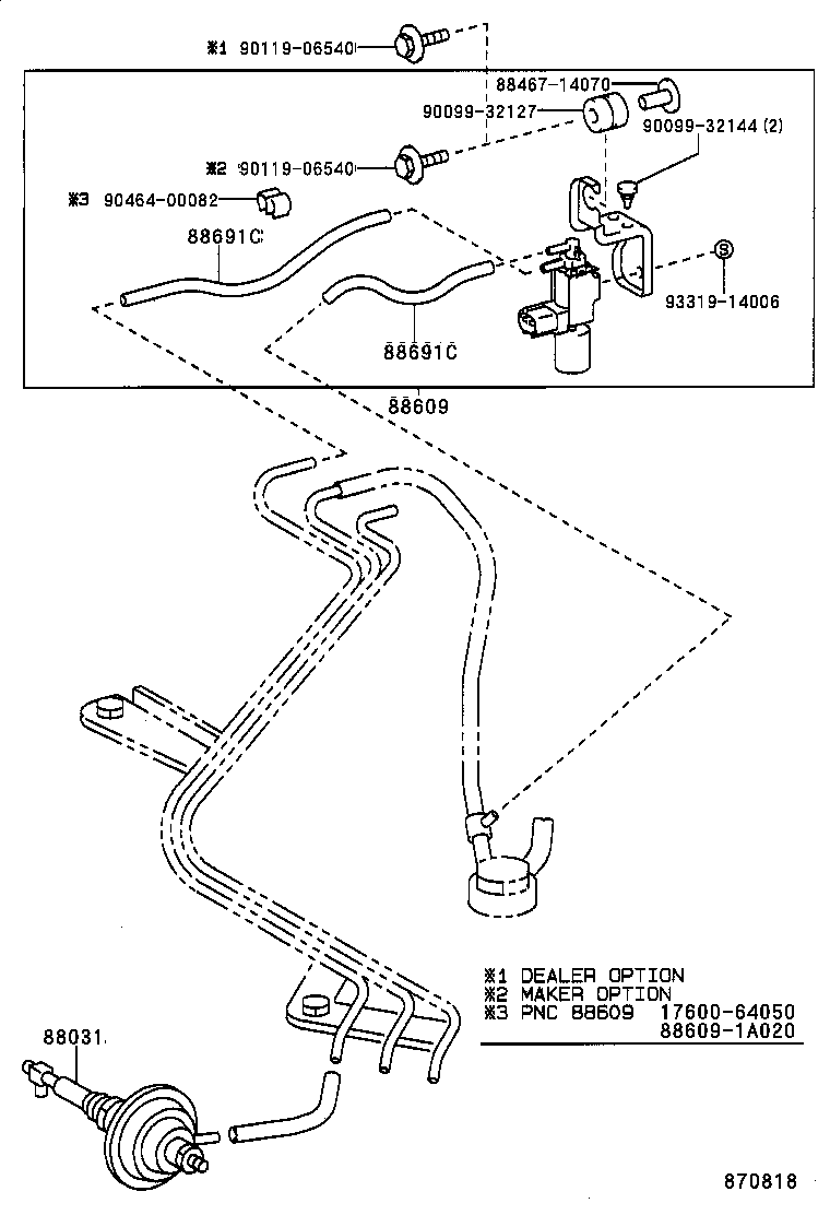  SPRINTER |  HEATING AIR CONDITIONING VACUUM PIPING