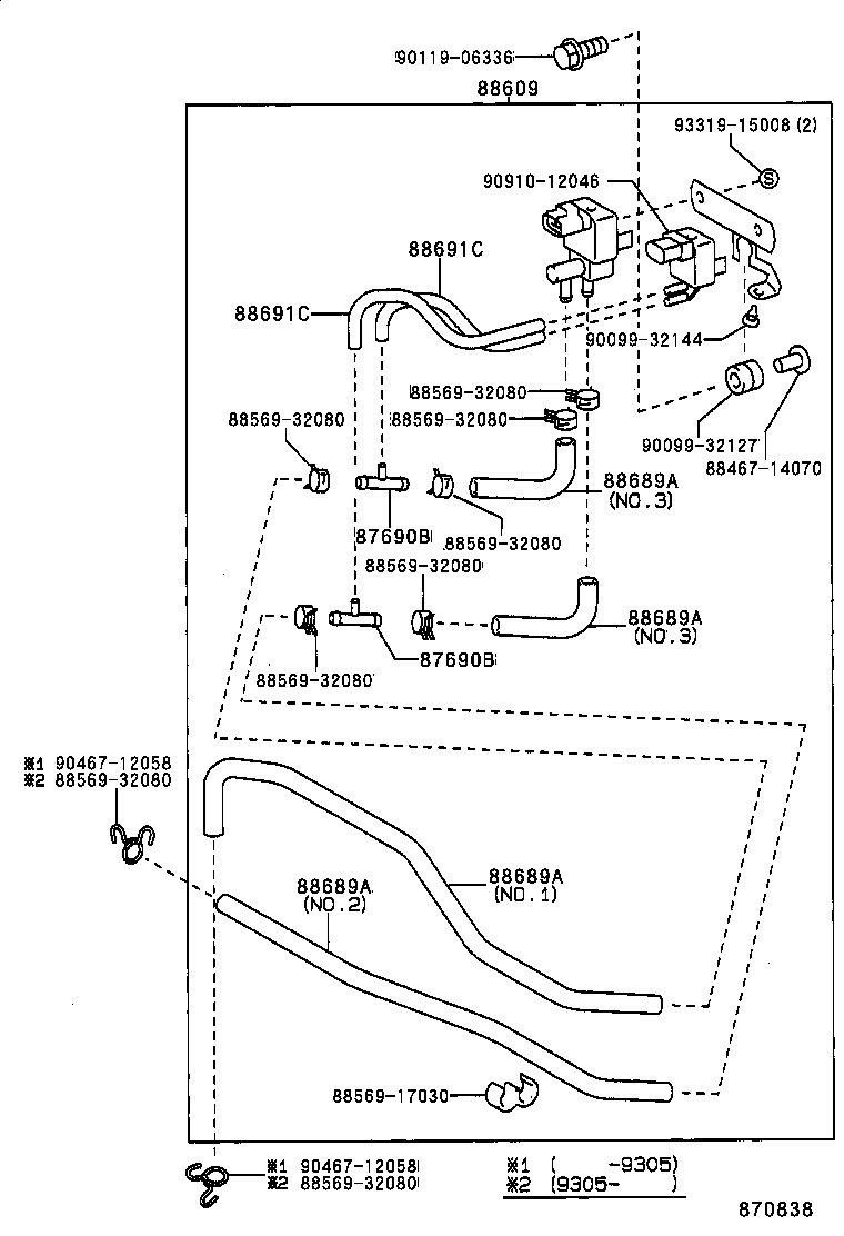  SPRINTER |  HEATING AIR CONDITIONING VACUUM PIPING