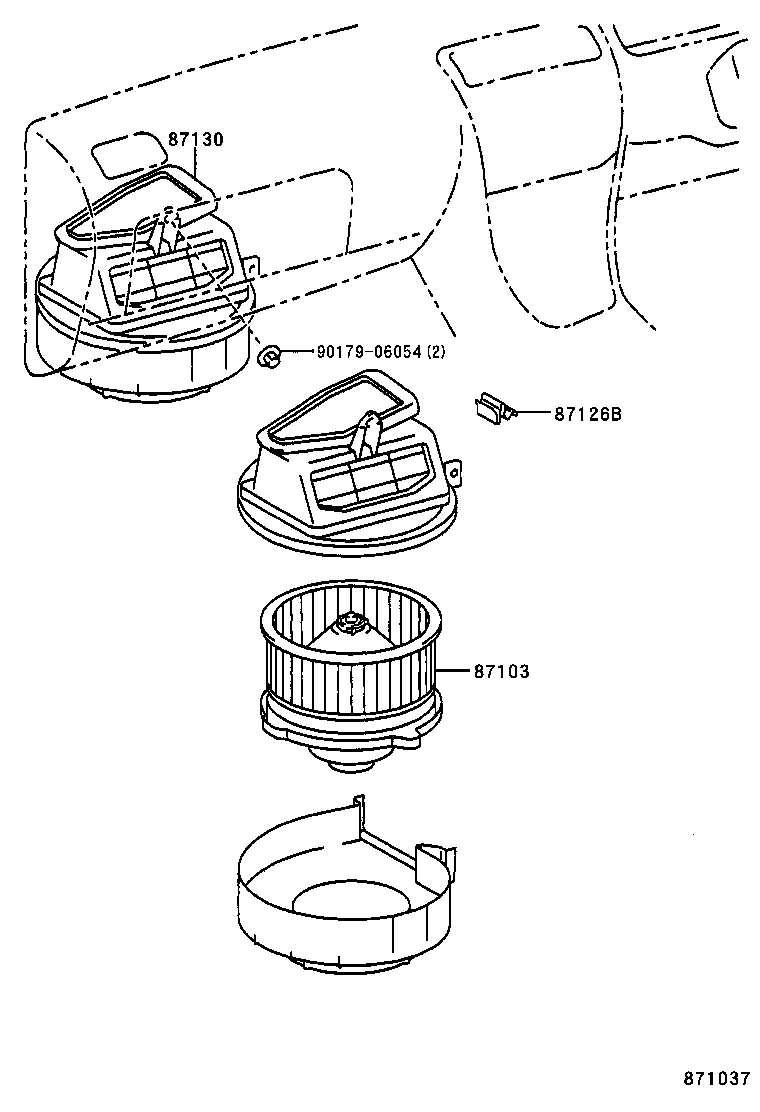  SPRINTER CARIB |  HEATING AIR CONDITIONING HEATER UNIT BLOWER