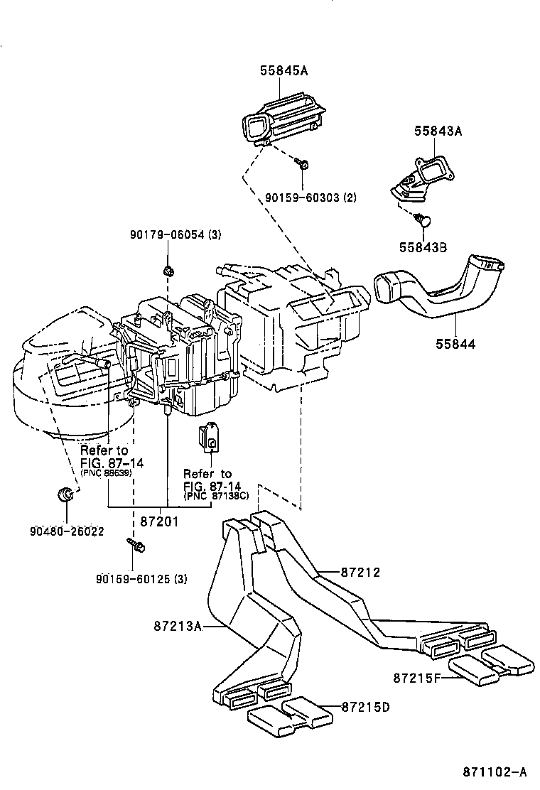  SPRINTER CARIB |  HEATING AIR CONDITIONING CONTROL AIR DUCT