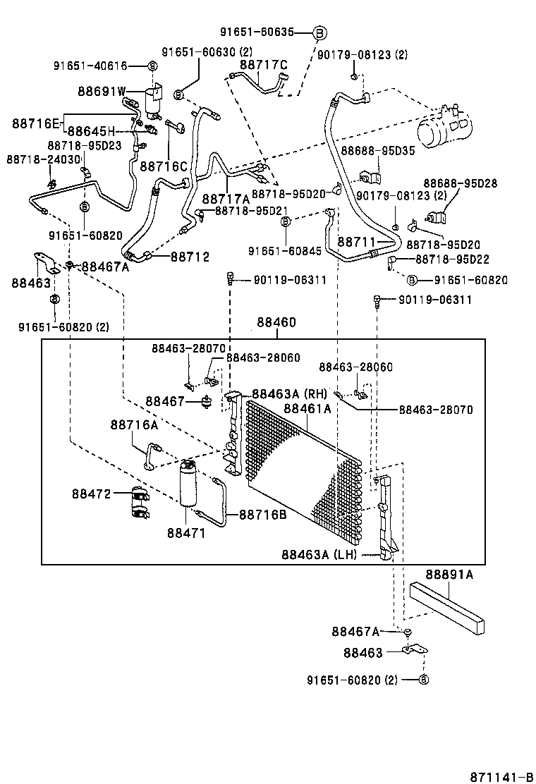  ESTIMA |  HEATING AIR CONDITIONING COOLER PIPING