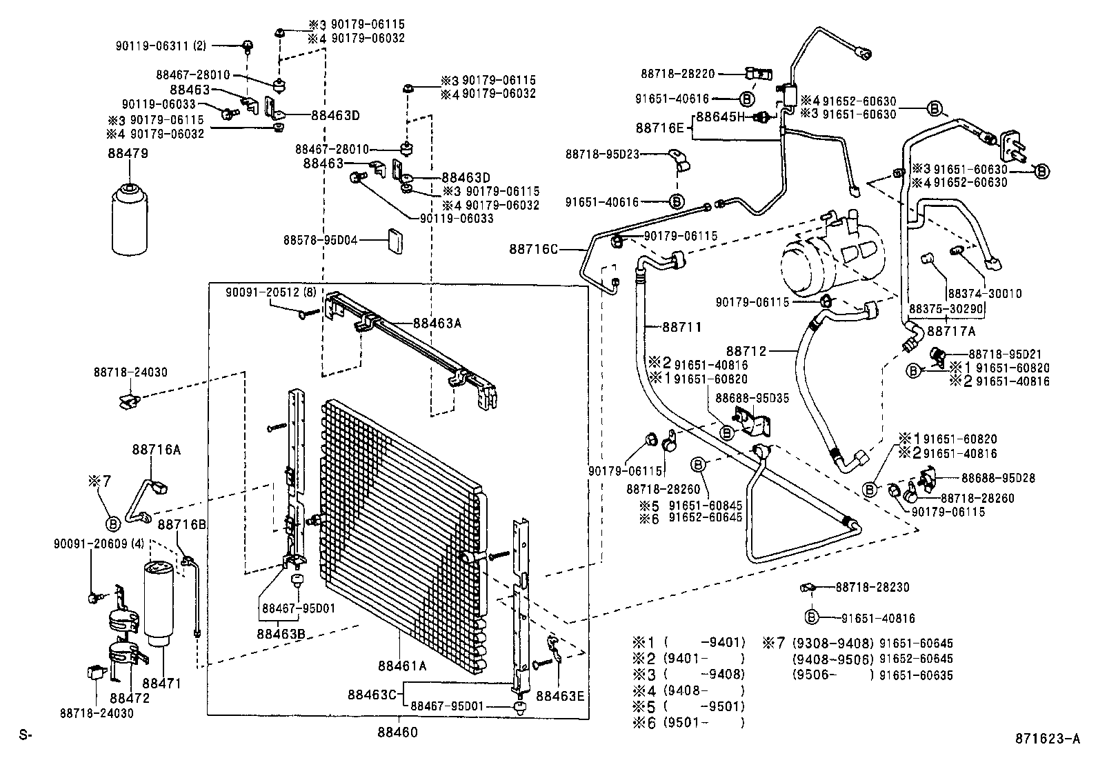  ESTIMA EMINA LUCIDA |  HEATING AIR CONDITIONING COOLER PIPING