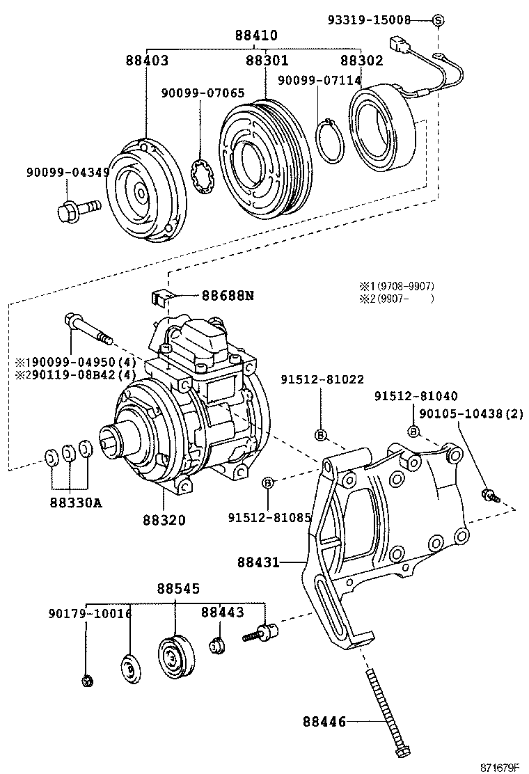  GRANVIA GRAND HIACE |  HEATING AIR CONDITIONING COMPRESSOR