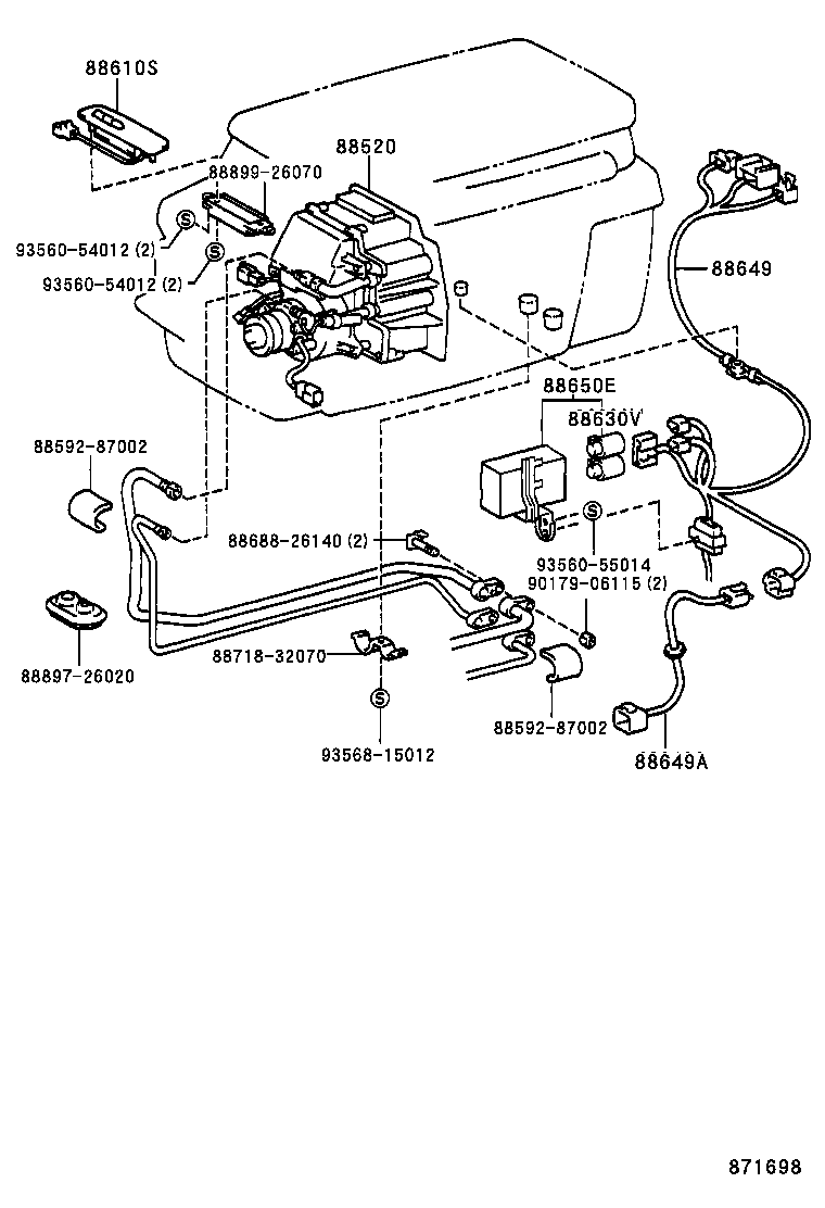  GRANVIA GRAND HIACE |  HEATING AIR CONDITIONING COOLER UNIT