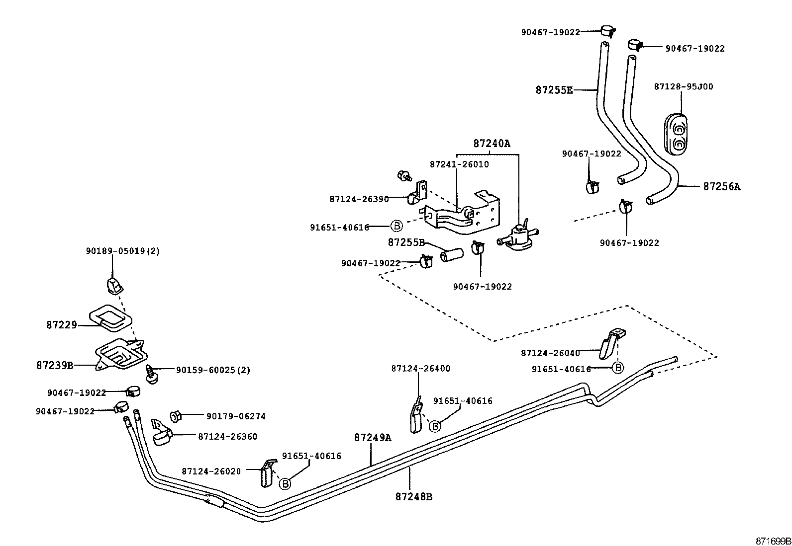  GRANVIA GRAND HIACE |  HEATING AIR CONDITIONING WATER PIPING