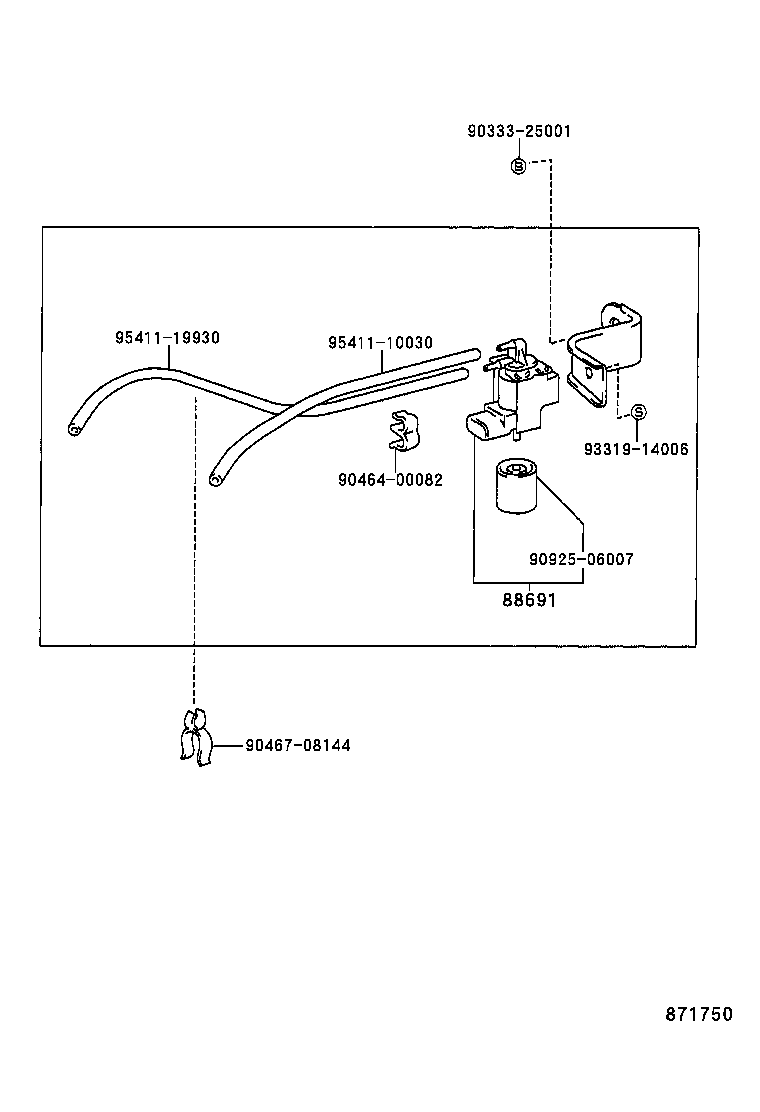  STARLET |  HEATING AIR CONDITIONING VACUUM PIPING